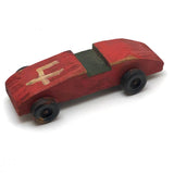 Handmade Red Derby Car #4