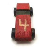 Handmade Red Derby Car #4