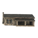 C. 1930s Folk Art House - Painted Stone Single Story