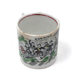 WARNING: C. 1830s Staffordshire Pearlware Child's Cup
