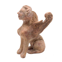 Awesome Handmade Winged Sphynx Sculpture