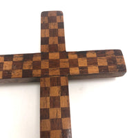 Wonderful Checkerboard Pattern Inlay Wooden Frame