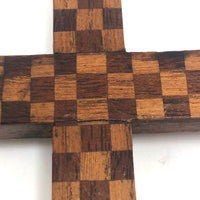 Wonderful Checkerboard Pattern Inlay Wooden Frame