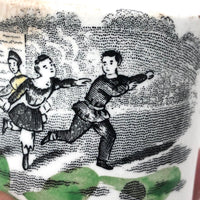 WARNING: C. 1830s Staffordshire Pearlware Child's Cup