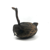 Wonderfully Primitive Old Carved Root Head Coot Decoy