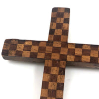 Wonderful Checkerboard Pattern Inlay Wooden Frame