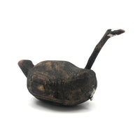 Wonderfully Primitive Old Carved Root Head Coot Decoy