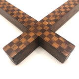 Wonderful Checkerboard Pattern Inlay Wooden Frame