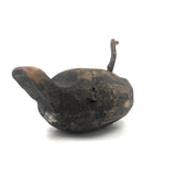 Wonderfully Primitive Old Carved Root Head Coot Decoy