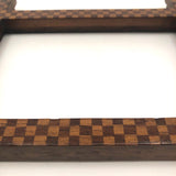 Wonderful Checkerboard Pattern Inlay Wooden Frame