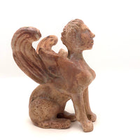 Awesome Handmade Winged Sphynx Sculpture