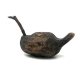 Wonderfully Primitive Old Carved Root Head Coot Decoy