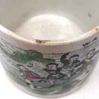 WARNING: C. 1830s Staffordshire Pearlware Child's Cup