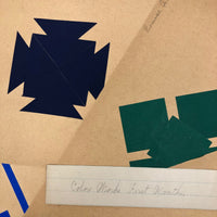 Antique Cut Paper Schoolwork Designs - Sold Individually