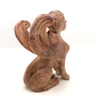 Awesome Handmade Winged Sphynx Sculpture