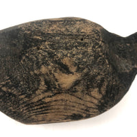 Wonderfully Primitive Old Carved Root Head Coot Decoy