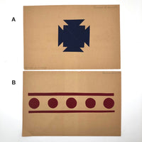 Antique Cut Paper Schoolwork Designs - Sold Individually