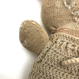 Much Loved, Much Darned Old Knit Stocking Stuffed Animal Doll