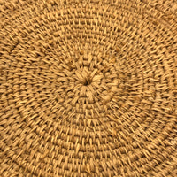 Large, Finely Woven Grass Winnowing or Fanner Style Basket