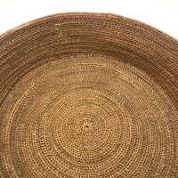 Large, Finely Woven Grass Winnowing or Fanner Style Basket
