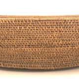Large, Finely Woven Grass Winnowing or Fanner Style Basket