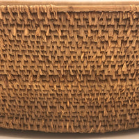 Large, Finely Woven Grass Winnowing or Fanner Style Basket