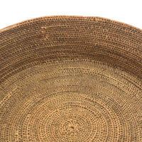 Large, Finely Woven Grass Winnowing or Fanner Style Basket