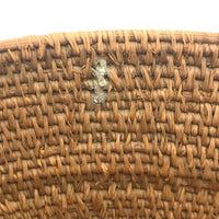 Large, Finely Woven Grass Winnowing or Fanner Style Basket
