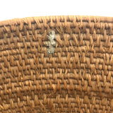 Large, Finely Woven Grass Winnowing or Fanner Style Basket