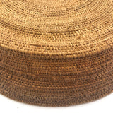 Large, Finely Woven Grass Winnowing or Fanner Style Basket