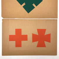 Antique Cut Paper Schoolwork Designs - Sold Individually