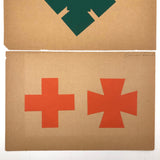 Antique Cut Paper Schoolwork Designs - Sold Individually