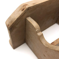 Handmade Miniature Workbench with Carpenter Square and Plane