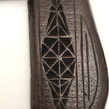 Super Sweet Pair of Old Chip Carved Handmade Wooden Frames