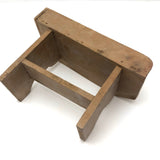 Handmade Miniature Workbench with Carpenter Square and Plane