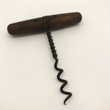 Dark Wood and Wire Antique Corkscrew