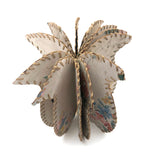 Hand-sewn, Tulip Shaped Wallpaper Sampler Book
