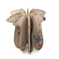 Hand-sewn, Tulip Shaped Wallpaper Sampler Book