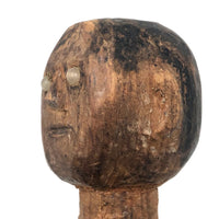 Wonderful Antique Folk Art Jig Doll with Glass Eyes