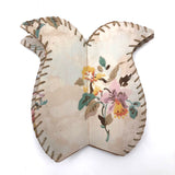 Hand-sewn, Tulip Shaped Wallpaper Sampler Book