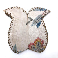 Hand-sewn, Tulip Shaped Wallpaper Sampler Book