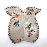Hand-sewn, Tulip Shaped Wallpaper Sampler Book