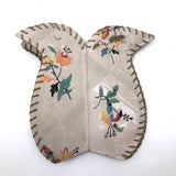 Hand-sewn, Tulip Shaped Wallpaper Sampler Book
