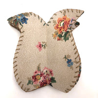 Hand-sewn, Tulip Shaped Wallpaper Sampler Book