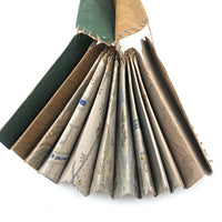Hand-sewn, Tulip Shaped Wallpaper Sampler Book
