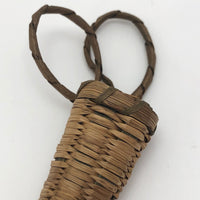 Northeast Coast Native Basketry Sewing Scissors Holder