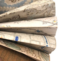 Hand-sewn, Tulip Shaped Wallpaper Sampler Book