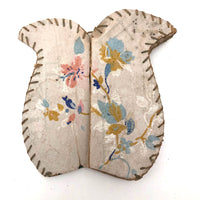 Hand-sewn, Tulip Shaped Wallpaper Sampler Book