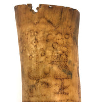 Late 18th Century Primitively Scrimshawed Horn