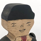 Old Wooden Naughty Man with Pot!